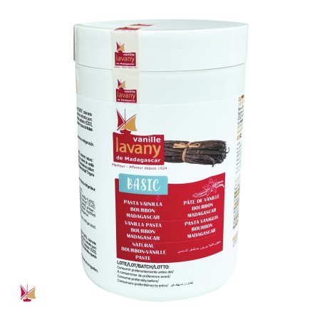 Vanillepaste im 1,25 kg Glas